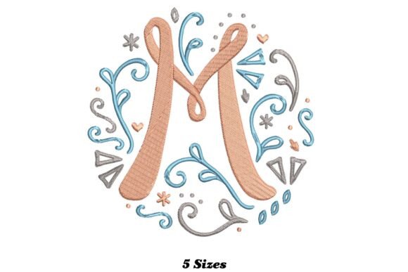Alphabet Letter M: A Seasonal Embroidery Workhorse