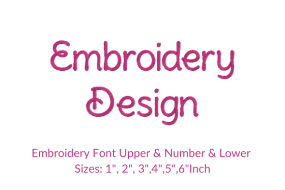 Delius Font Embroidery Design Review