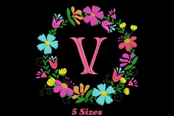 Flower Alphabet Letter V Review