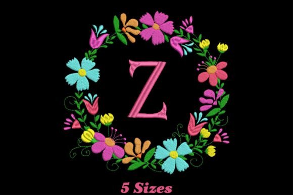 Flower Alphabet Letter Z: A Whimsical Touch for Personalized Gifts