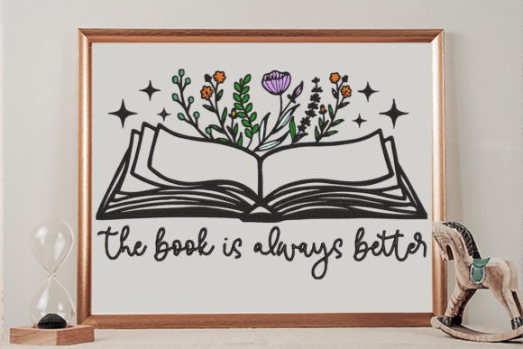 The Book is Always Better, Floral Book
