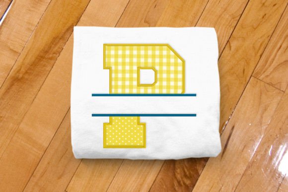 Varsity Letter P Split Applique